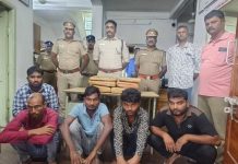 கஞ்சா கடத்தி வந்த 5 பேர் கைது!